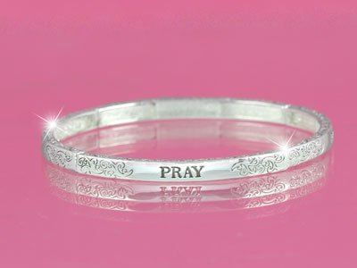 Pray Religious Stackable Bracelet