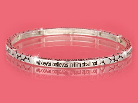 John 3:16 Religious Stackable Bracelet