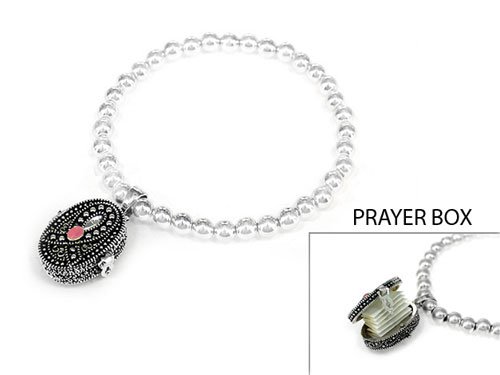 Pink Ribbon Breast Cancer Awareness Cure Hope Fight Bracelet