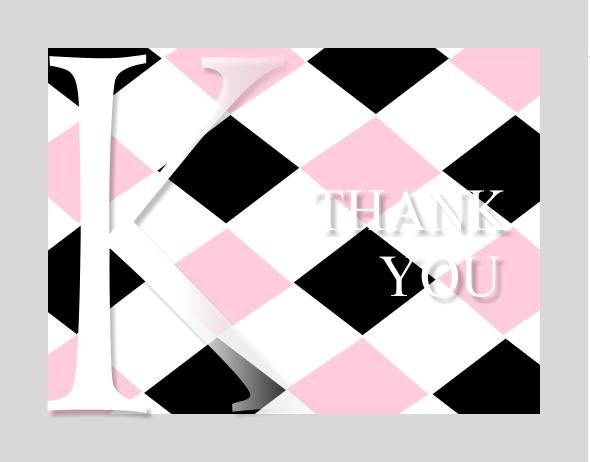 KAL Monogrammed Thank You
