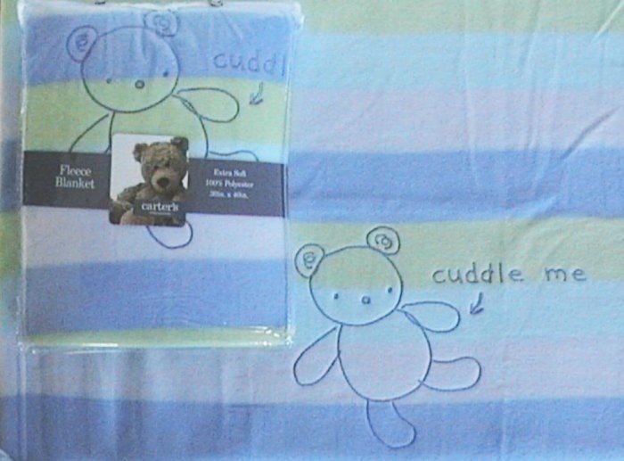 NEW CARTERs Classics ALL ABOUT A BEAR FLEECE BLANKET