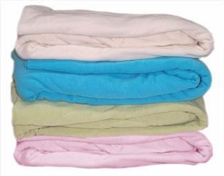 NEW BambooBaby 100% BAMBOO Fine Jersey Knit ORGANIC BABY NURSERY FITTED CRIB SHEET Tahiti Blue