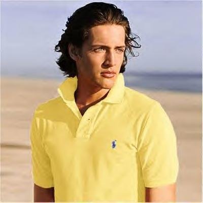 NEW RALPH LAUREN CLASSIC MESH POLO SHIRT M Yellow NWT