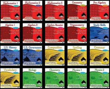 20 Pack High Achiever Math Educational Software for Middle and High School Students 6 to 12th Grade