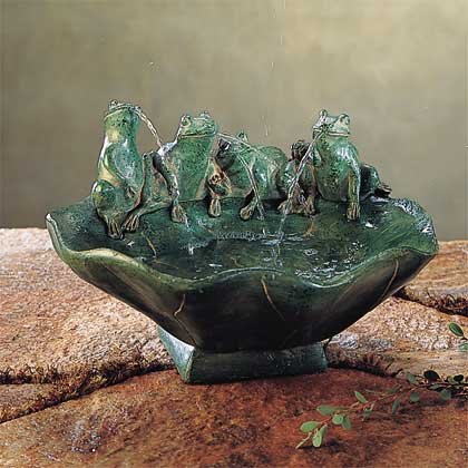 Frogs Water Fountain