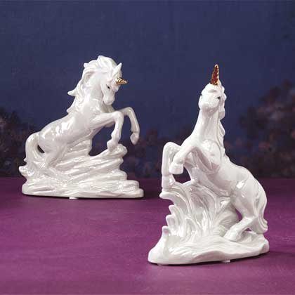 Porcelain Pearlized Unicorns