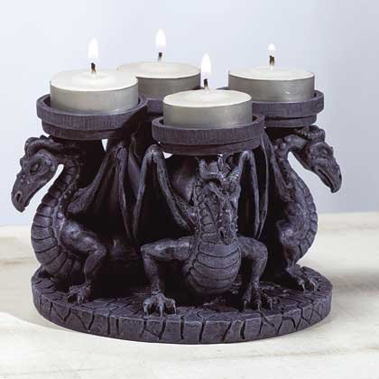4 Dragons Votive Candleholder