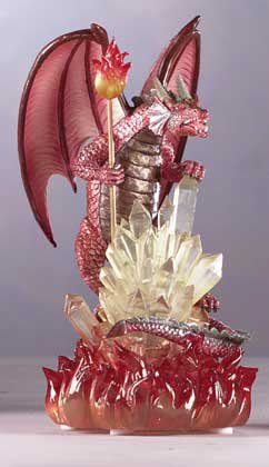 Dragon With Crystalline Base