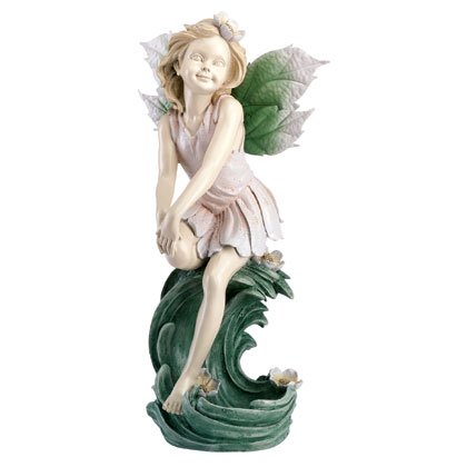 Fairy Sculpture and Bird Feeder