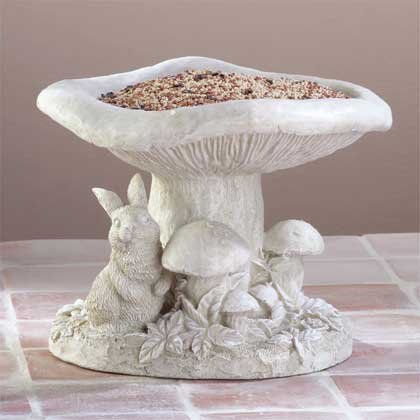 Toadstool Birdfeeder
