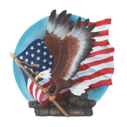 Eagle with Flag Plate