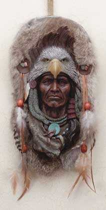 Eagle Headdress Wall Plaque