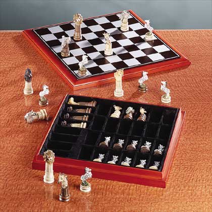 Wildlife Animal Chess Set