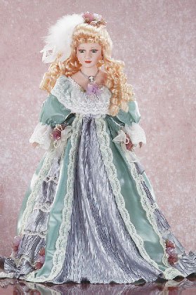 22" Porcelain Victorian Doll - Alicia