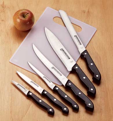 Cutlery and Cutting Board Set
