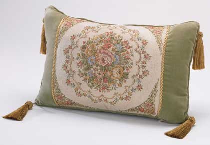 Velvet Floral Cushion