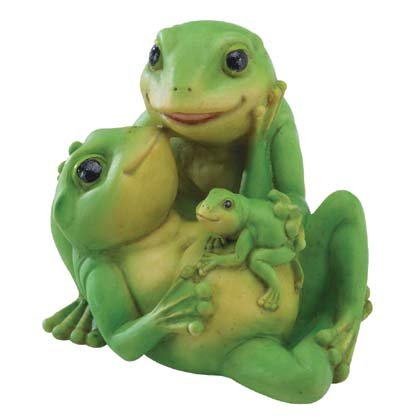 Frog Family Figurine
