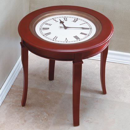 Round Clock Top Table