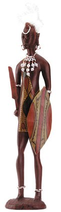 Masaai Warrior With Shield