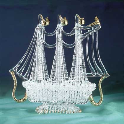 Spun Glass Ship