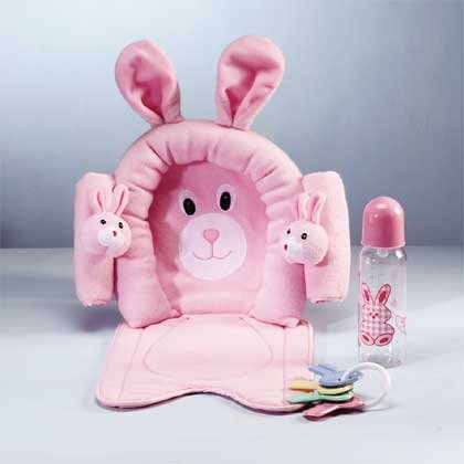 Pink Baby Gift Set with Headrest