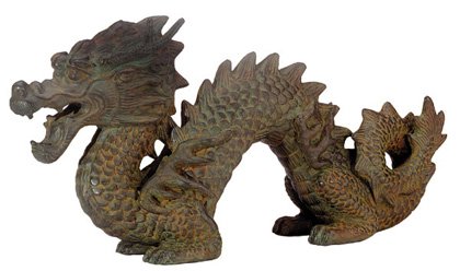 Bronze-Finished Dragon