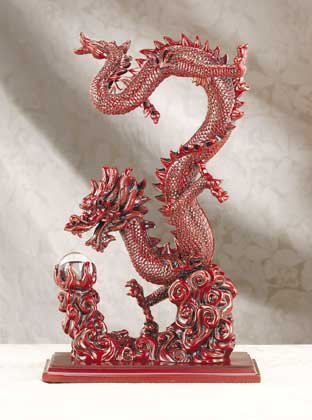 Hong Tze Dragon With Crystal Ball