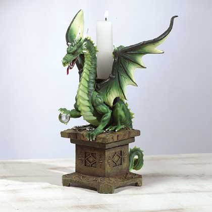 Dragon Candle Holder Trinket Box