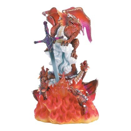 Dragon & Sword With Red Light