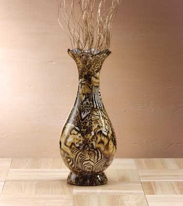 Safari Patchwork Vase