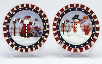 Christmas Plate Set