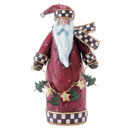 Folk Art Santa