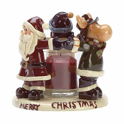 Christmas Friends Candle Holder