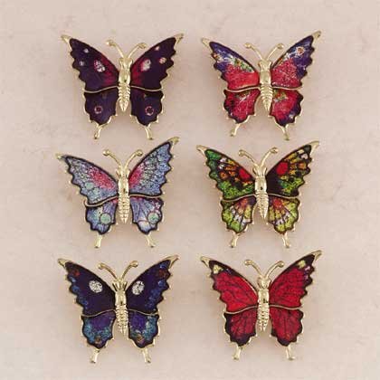 Brass Butterfly Pin
