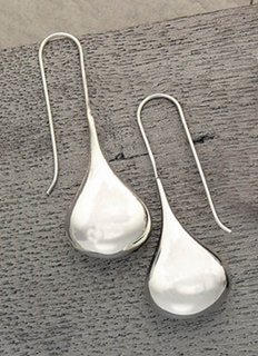 Sterling Silver Teardrop Earrings