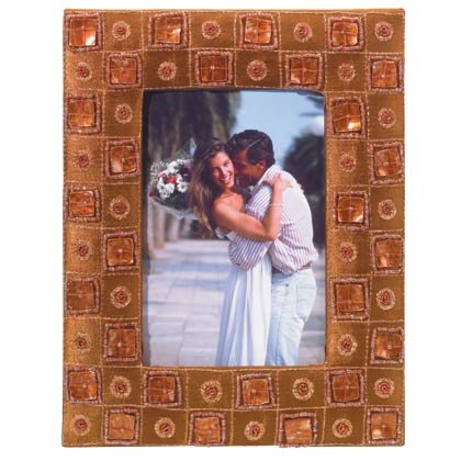 Brown Satin Photo Frame