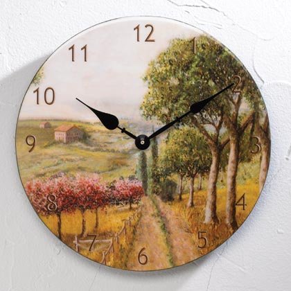 Tuscan Country Clock