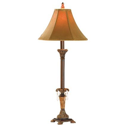 Cord Print Lamp