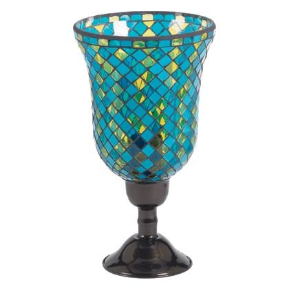 Mosaic Hurricane Lamp