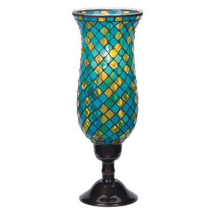 Tall Mosaic Candleholder