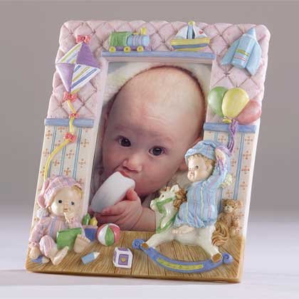 Picture Frame With 2 Children
