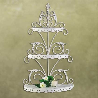 Metal 3-Tier Wall Shelf