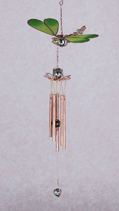 Stained Glass Dragonfly Wind Chime