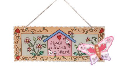 Glass Home-Sweet-Home Plaque