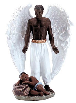Male Black Guardian Angel