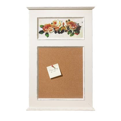 Shabby Floral Wood Corkboard