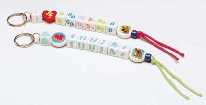 Scooby Doo Beaded Keychains