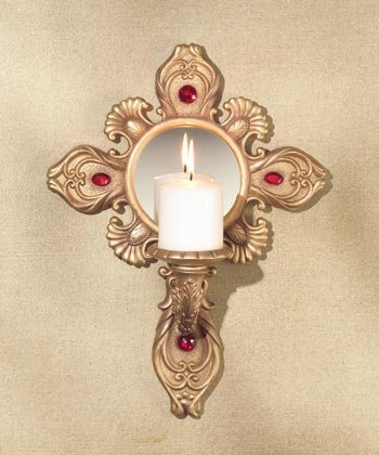Holy Cross Candleholder