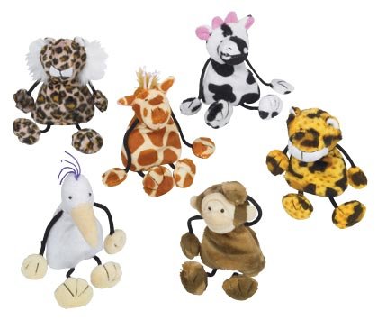Plush Animal Coin Purse Keychains
