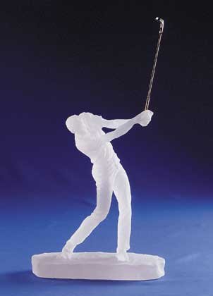 Frosted Sculpture - Golfer